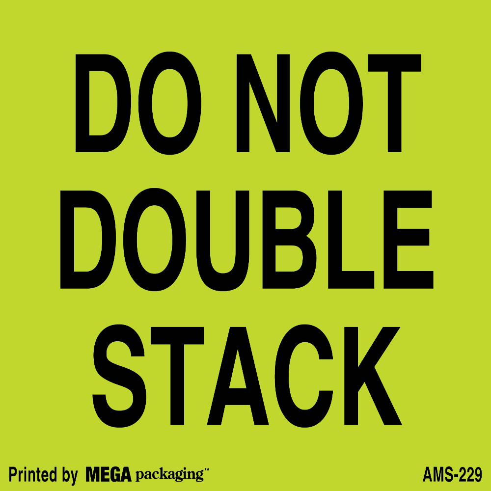 Do Not Double Stack Label 18 - AMPAC