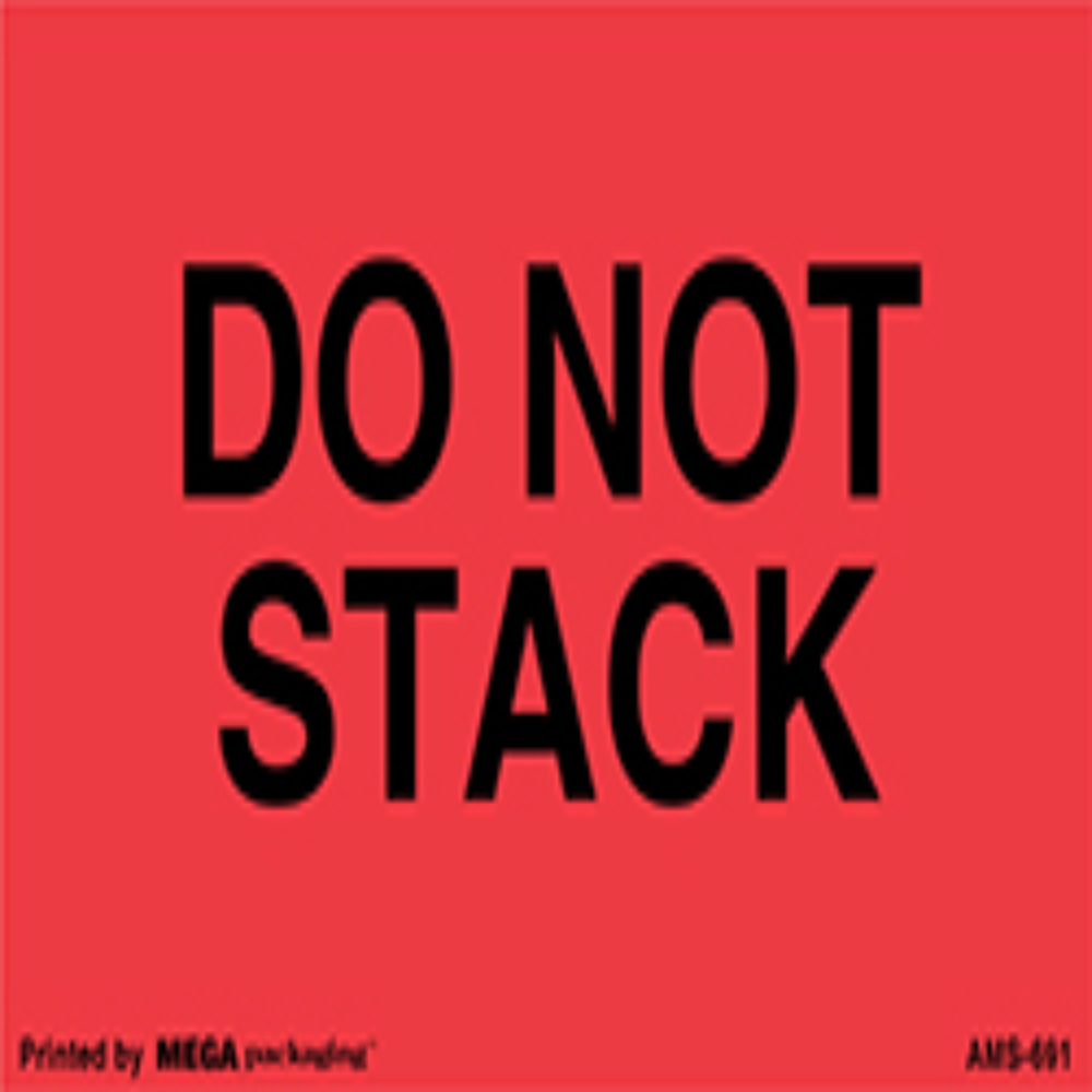 DO NOT STACK Label 48 - AMPAC