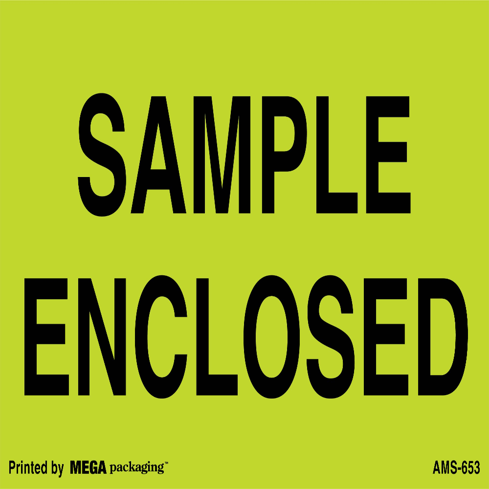 Sample Enclosed Label - AMPAC
