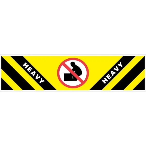 Heavy Label | Ensure Proper Handling of Heavy Items | AMPAC Supplies