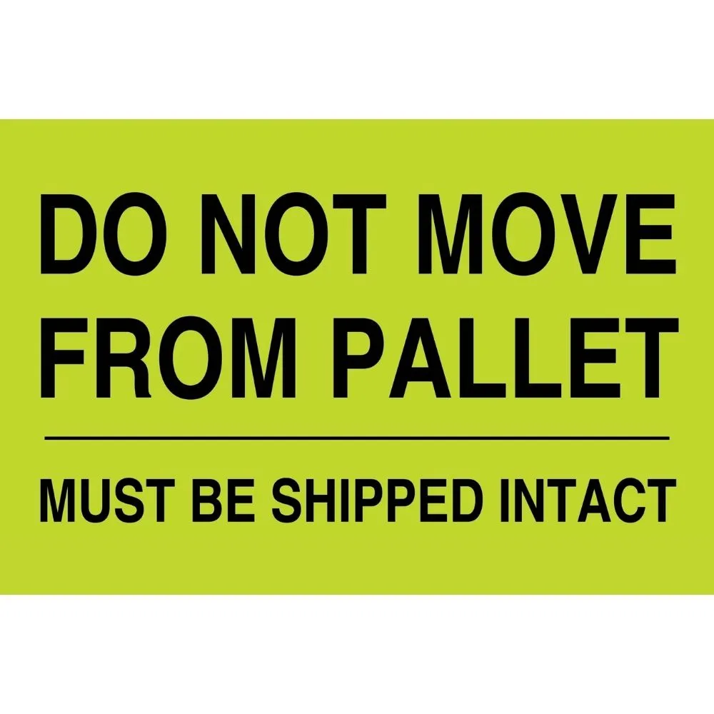 Do Not Move Rocker Image Do Not Move From Pallet Label | Prevent Unnecessary Movement of Items ...